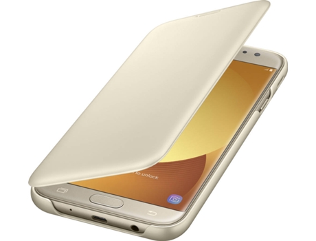 Capa SAMSUNG Galaxy J7 2017 Wallet Dourado — Compatibilidade: Samsung Galaxy J7 2017