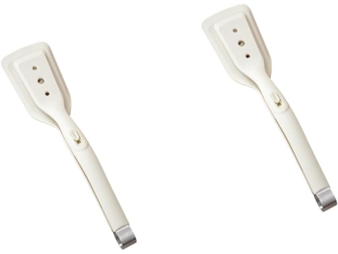 Conjunto De 2 Espátulas Silicone Resistentes Ao Calor Ciieeo Para Peixe, Pinças 2em 1 Para Cozinhar, Churrasco E Grelhar