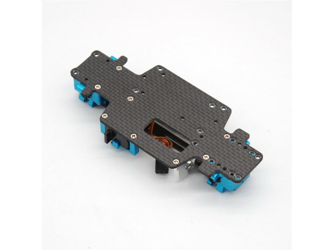 Chassi Inferiorplaca De Chassi Inferior Em Fibra De Carbono Aprimorada Para Wltoys 284161 284010 284131 K989 K979 K999 Peças Para Veículos Rc 1/28