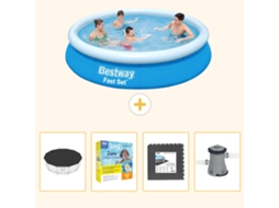 Bestway Piscina Bestway Fast Set Redonda - 366x76 Cm - 5-peças S85