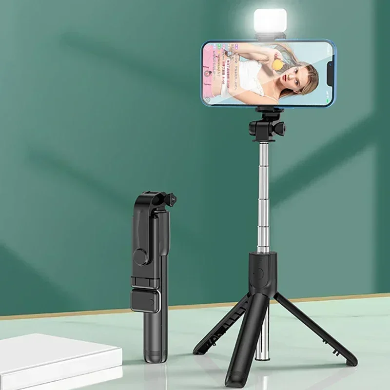 Bastão de Selfie AQUAFORGE Telescópico com Controle Remoto Bluetooth
