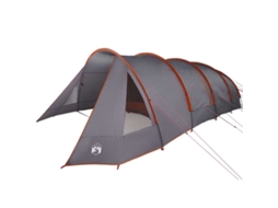 Conjunto 1 Barraca De Túnel De Verão Vidaxl Cinzento Tafetá (890 X 470 X 220 Cm)