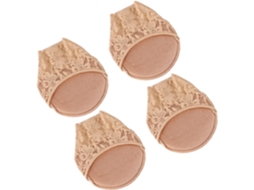 Protetores De Salto Para Sapatos Alto, 2 Pares, Bege, Antiderrapantes