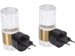 Luz Noturna Automática Com Sensor Hidyliu Regulável Plugue Para