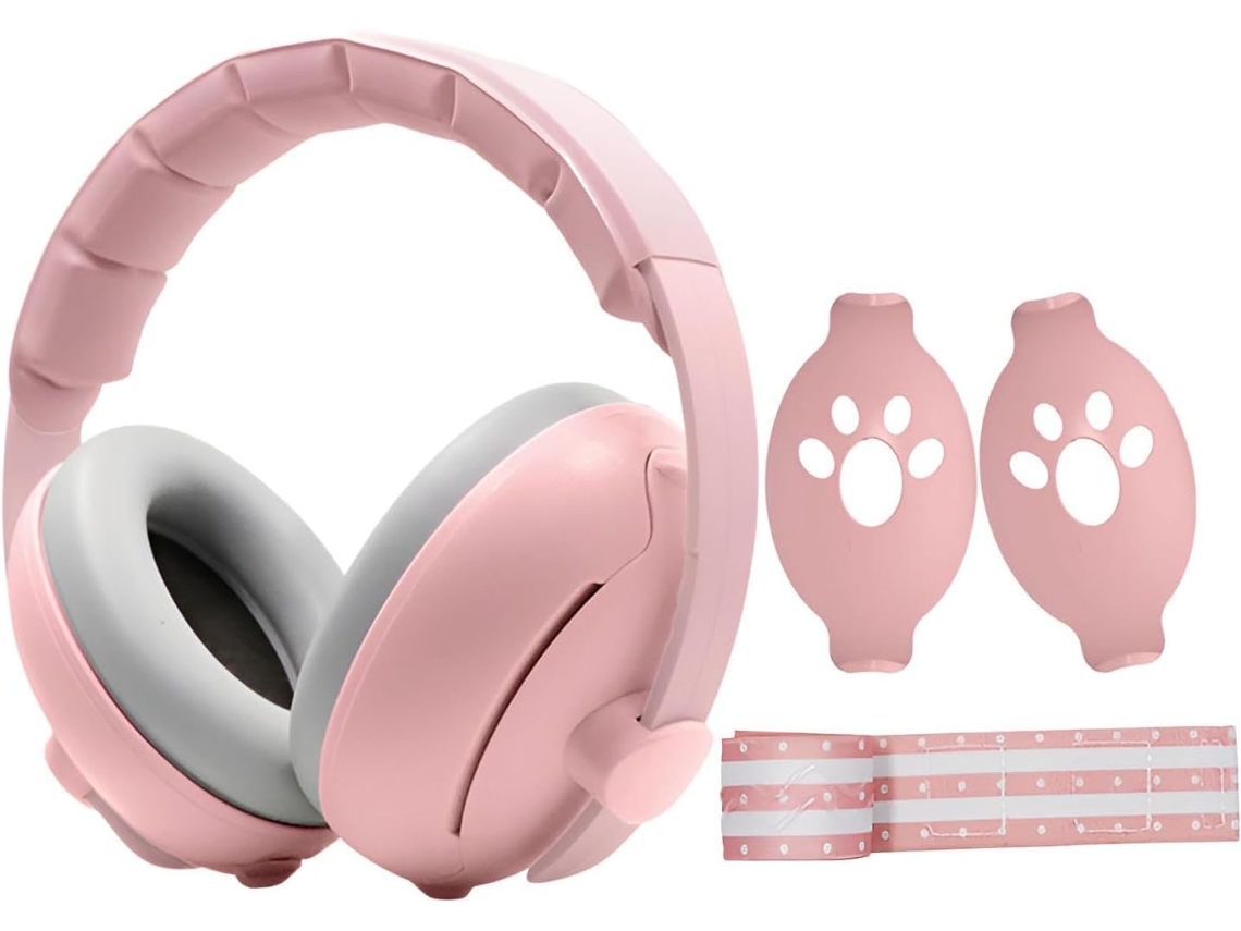 Fones De Ouvido Infantis Com Cancelamento De Ruído E Proteção Auricular.