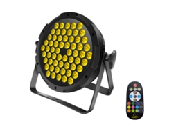 Rebe-lâmpada De Palco Led 90w Com 60 Leds Rgb 3 Em 1, Mudança De Cor, Modos Automático/som/dmx, Controle Remoto Para Festa Casamento Ktv Disco