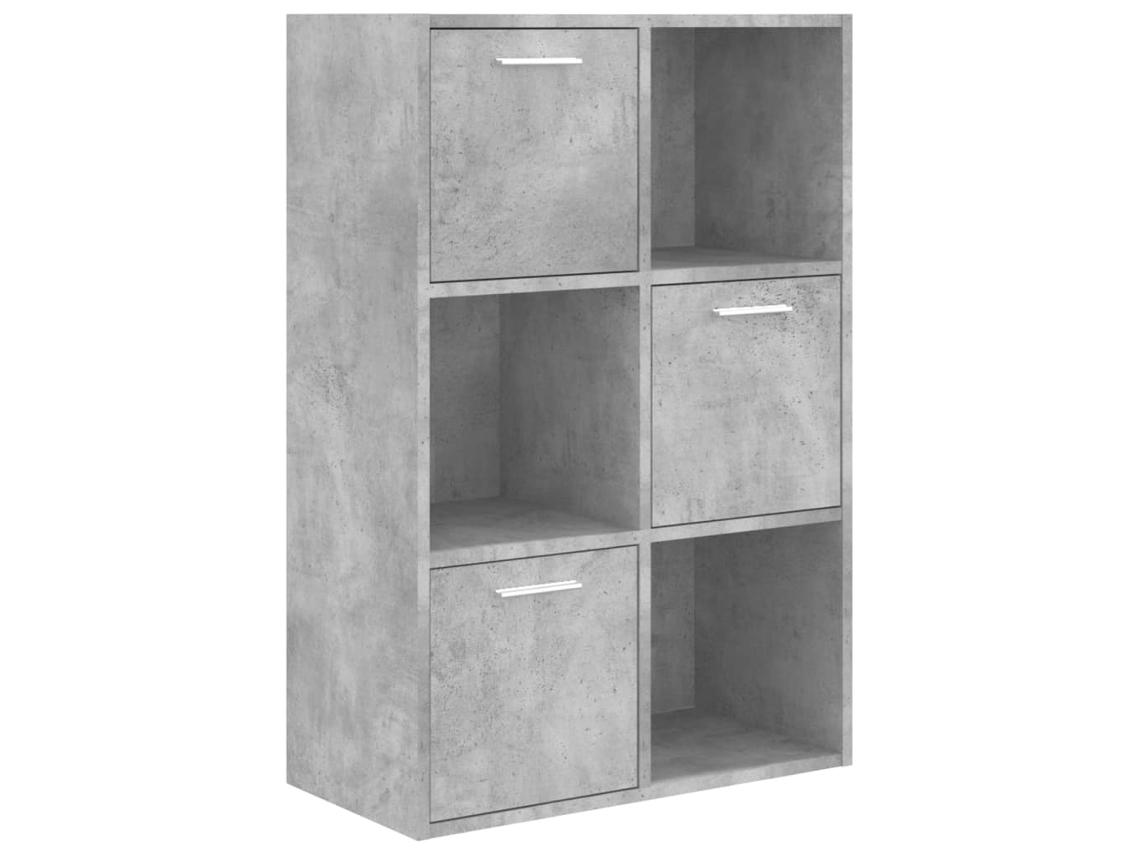 Storage Cabinet, Storage Cabinets Vidaxl Cinzeto Madeira Processada (n/a)