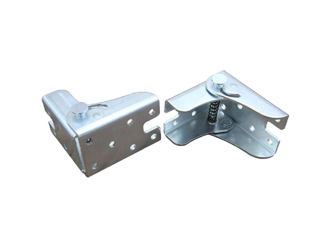 Suporte autobalanceável dobrável para pés, bancada e mesa de cozinha de ferro galvanizado, 2 peças | S/MARCA
