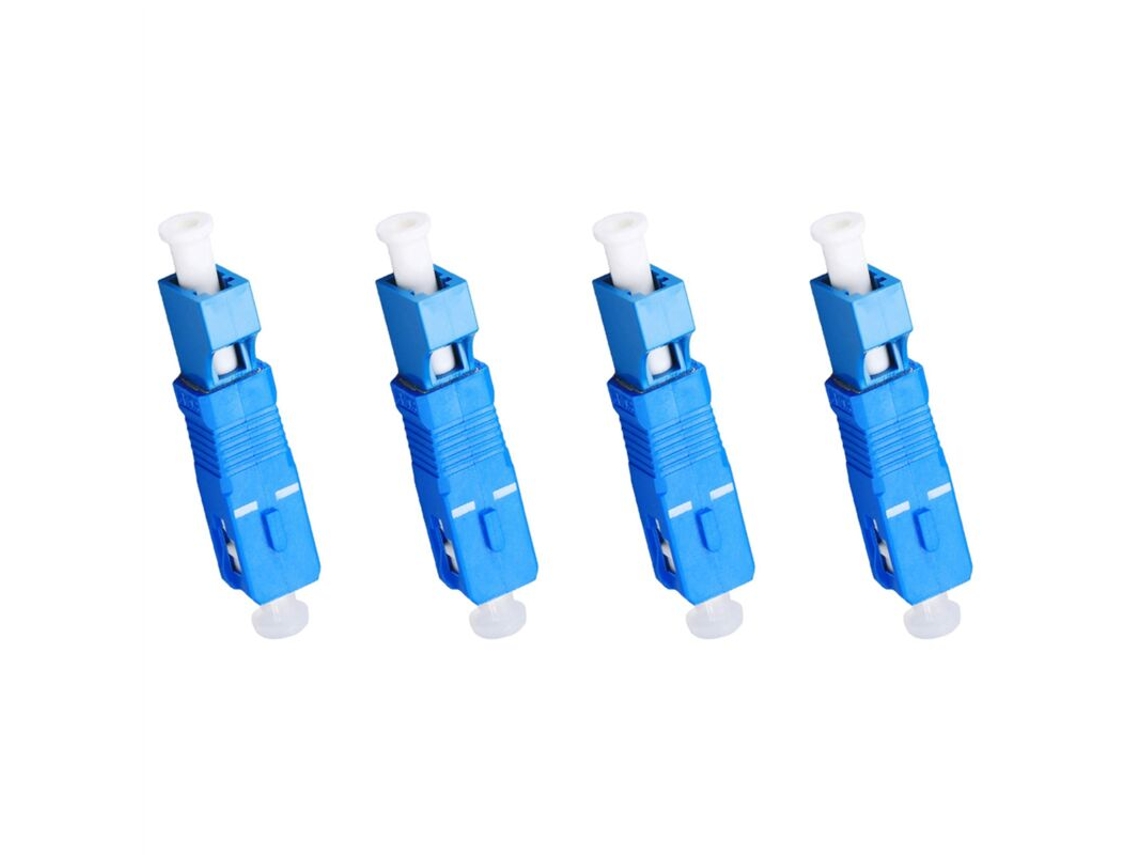 Conector Adaptador De Fibra Óptica Monomodo 9/125 Sm Com Flange Híbrida Lc Para Sc Han 4x Para Equipamentos Ópticos. Aquaforge