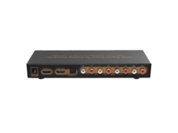 Conversor De Áudio Lpcm 7.1 Com Divisor, Saída Óptica Rca E Plug Ue