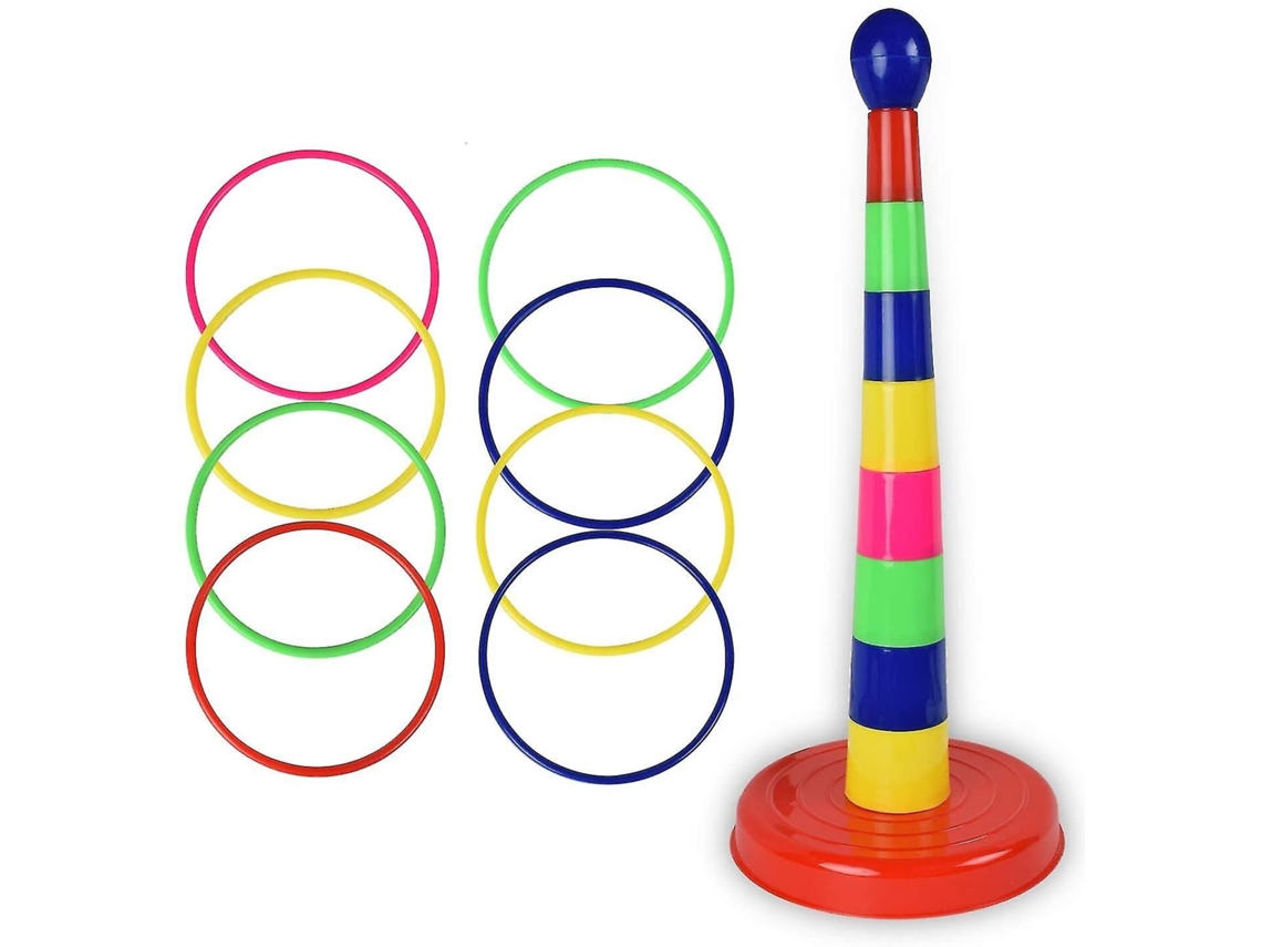 Jogo De Argolas Coloridas De 18 Polegadas Para Crianças