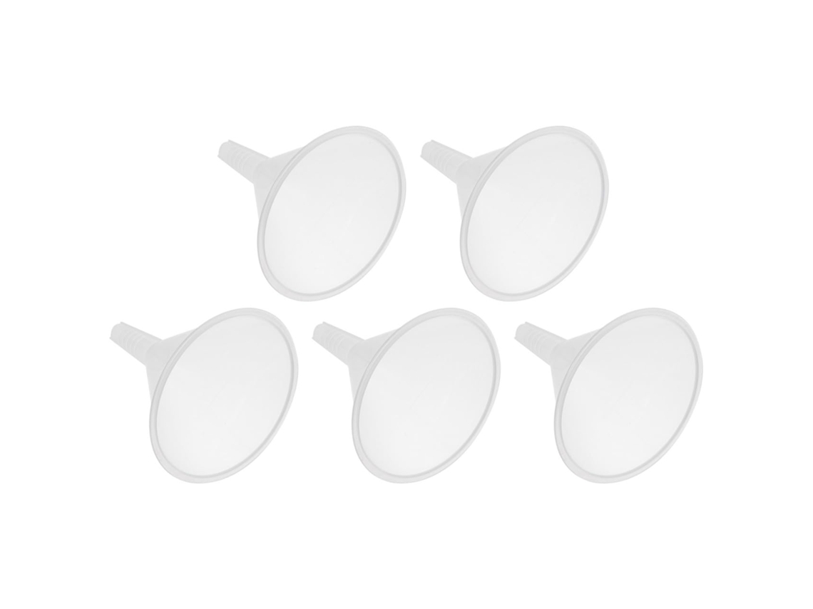 Funil Triangular De Plástico Orfofe 100mm Para Experimentos Escolares, Transferência De Líquidos E Visibilidade Clara