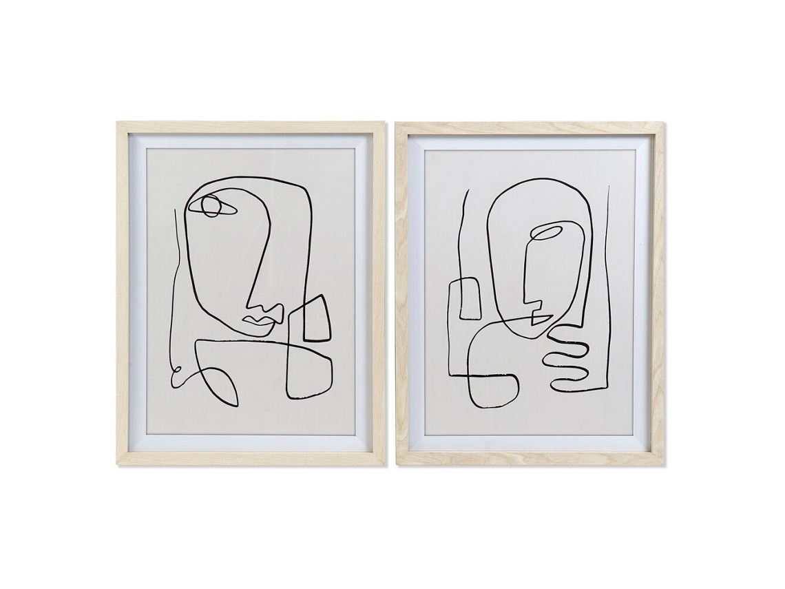 Quadro DKD HOME DECOR Abstract (55 x 2.5 x 70 cm)