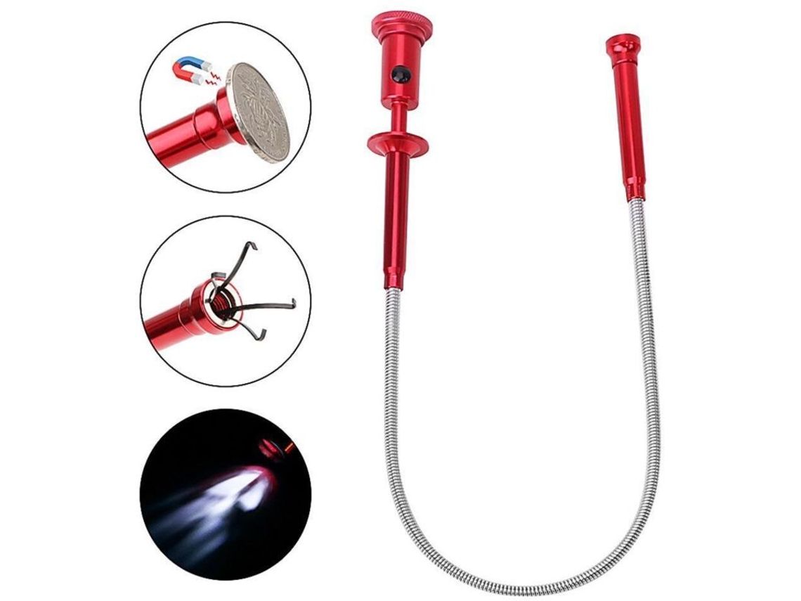 Ferramenta De Coleta Magnética. Magnética Flexível. Conjunto 4 Peças Ferramentas