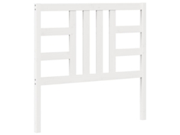 Cabeceira 106x4x100 Cm Pinho Maciço Branco MAISON EXCLUSIVE