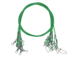 Linha de Pesca Anti mordida com Anzóis 50cm 10un