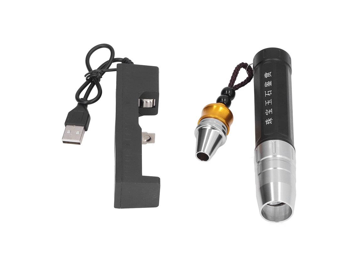 Lanterna de Identificação de Joias 3 em 1 Profissional, Pequena e Leve, com 3 Leds Ultrabrilhantes. CHABERLU