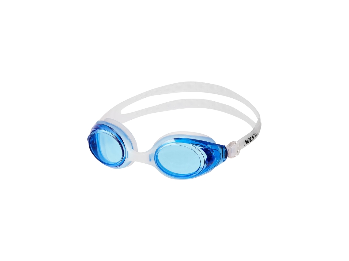 Óculos de Natação, Anti imma, Proteção Uv, Branco/ Azul AQUAFORGE