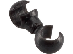 Acessórios para Cabos JAGWIRE WORKSHOP Rotating Hook-Black 20Pcs (Preto - TU)