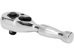 Chave De Catraca Ak660s Stubby De 1/4" Com Encaixe Quadrado E Cabeça Em Formato De Pera, Reversível.