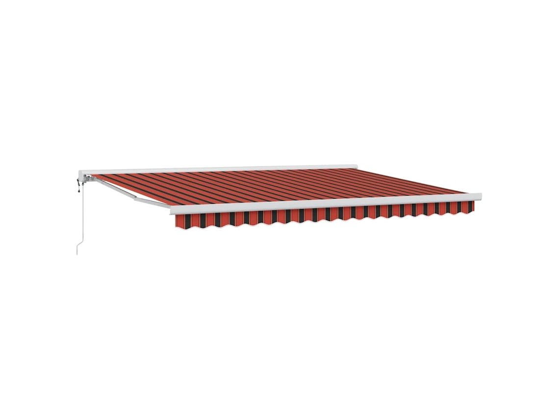 Toldo Retrátil Laranja e Marrom 450 X 300 X 165 Cm MAISON EXCLUSIVE