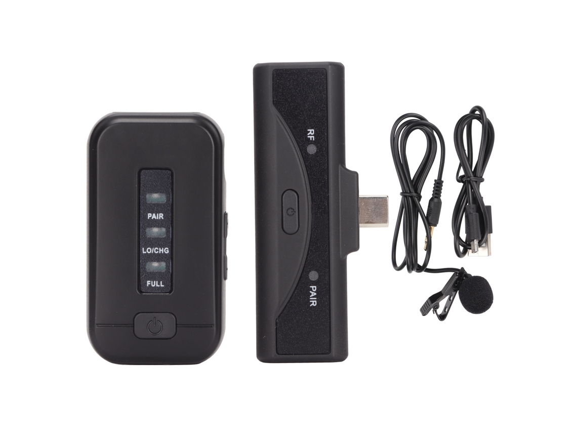 Microfone Lavalier Sem Fio LAXISCREED Auto Sinc