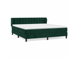 Box Spring Bed, Box Spring Beds Vidaxl Verde Veludo (180 X 200 Cm)