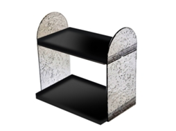 Suporte de Mesa 2 Camadas Transparente para Cosméticos S/MARCA