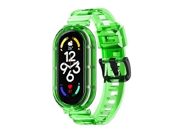 Pulseira De Tpu Com Capa Integrada Xdfind Glacier Armor Para Xiaomi Smart Band 10 / 9 / 8