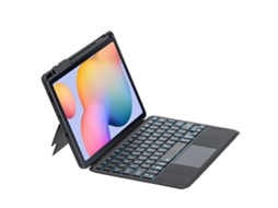 Capa de Teclado Bluetooth para Samsung Tab S10fex520 com Luz de Fundo XIAOMOYU