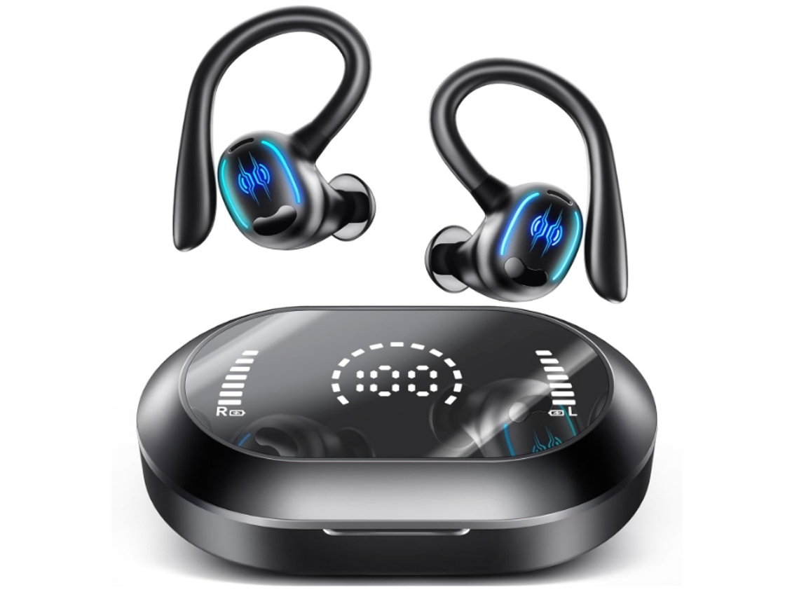 Auriculares YIZHOOD Bluetooth à Prova de Água Preto