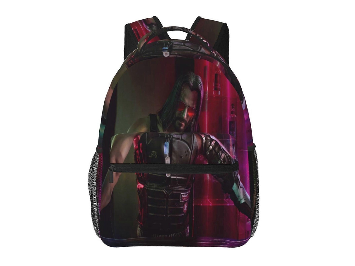 Mochila De Estudante D15 Cyberpunk Heroes, Durável E Leve, Com Alça De Ombro Impermeável E Respirável. Olysi Shop