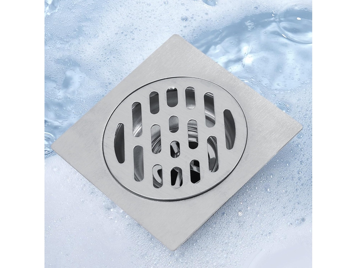 Ralo de Piso em Aço Inoxidável, com filtro de odores AQUAFORGE