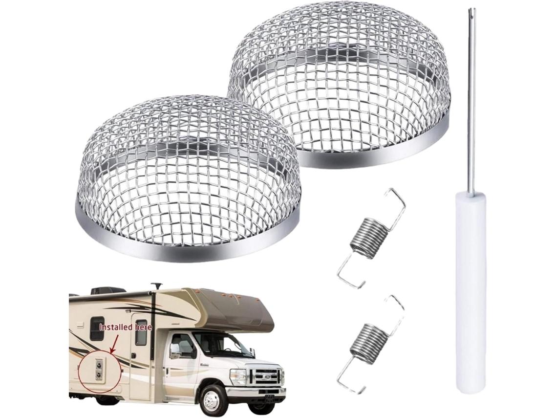 Coifas De Ventilação Para Autocaravanas Com Grelha Em Desativação (2 Unidades)