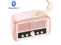 Caixa De Som Bluetooth Retrô, Caixas De Som Sem Fio Vintage, Som Hd Potente Olysi Shop