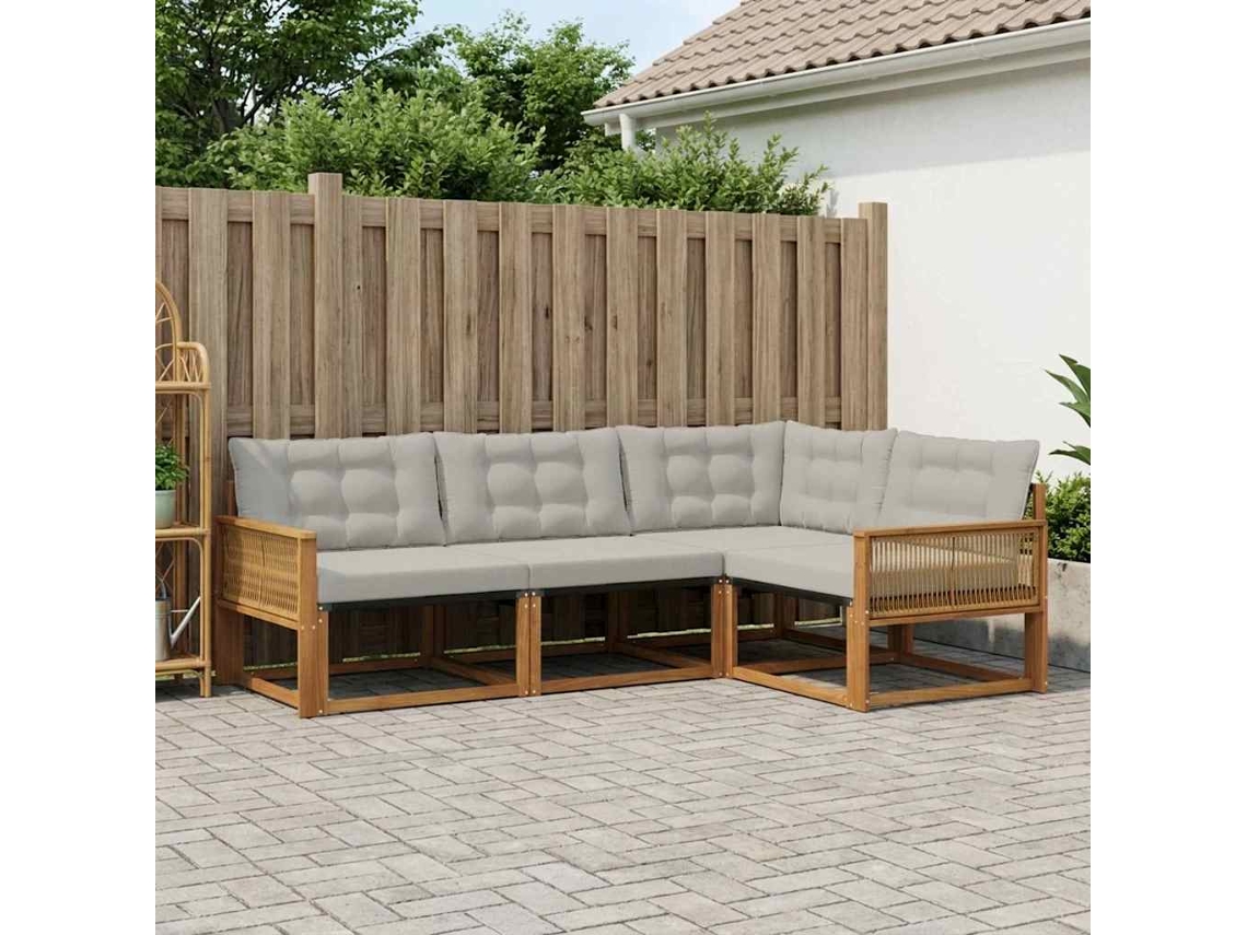 Vidaxl Conjunto De Sofás Para Exterior 4 Unid.