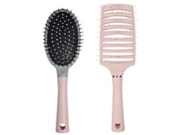 Escova de Cabelo Curvada Ventilada para Desembaraçar Escova para Emaranhados e Nós Escova para Homens e Mulheres Escovas de Cabelo Ventiladas para Flu RNEMITERY