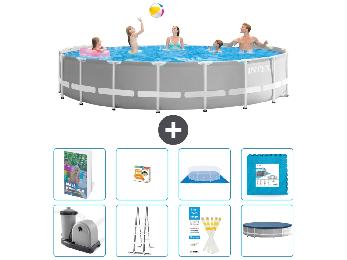 Intex Piscina Prism Frame Redonda - 549x122 Cm - 9-peças S570