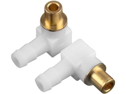 Conjunto De 2 Conectores Cotovelo Para Mangueira Combustível Com