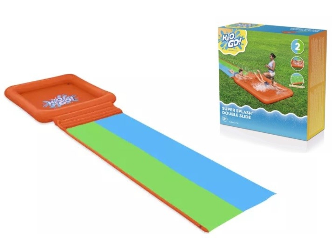 Água! Super Splash Duplo Toboágua 5,31 M Bestway