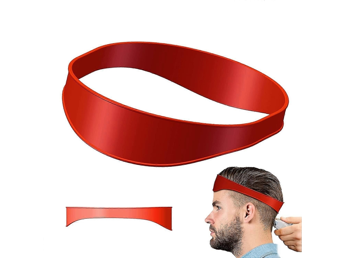 Molde De Silicone Caseiro Para Cortar Cabelo, Alinhar Nuca E Aparar Barba