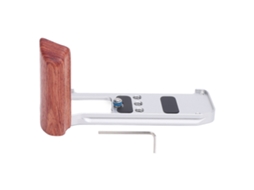 Camera L Shape Grip Quick Release Plate Wood Aluminum Alloy 1/4 Inch Threaded Hole L Shape Handle For X M5 LAXISCREED