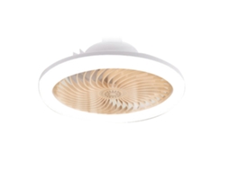 Luz ventilador LED E27 com controle remoto aromaterapia iluminação ajustável para quarto | S/MARCA