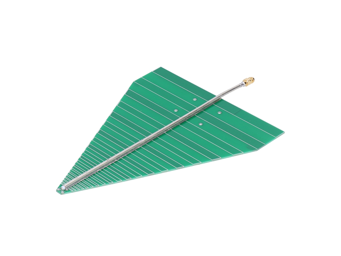 Laxiscreed Antena Logarítmica Pcb Uwb De 740mhz A 6000mhz Para Rádio E Comunicação