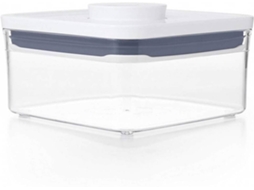 Frasco POP Hermético Quadrado da OXO (1L - 16 x 16 x 8cm)