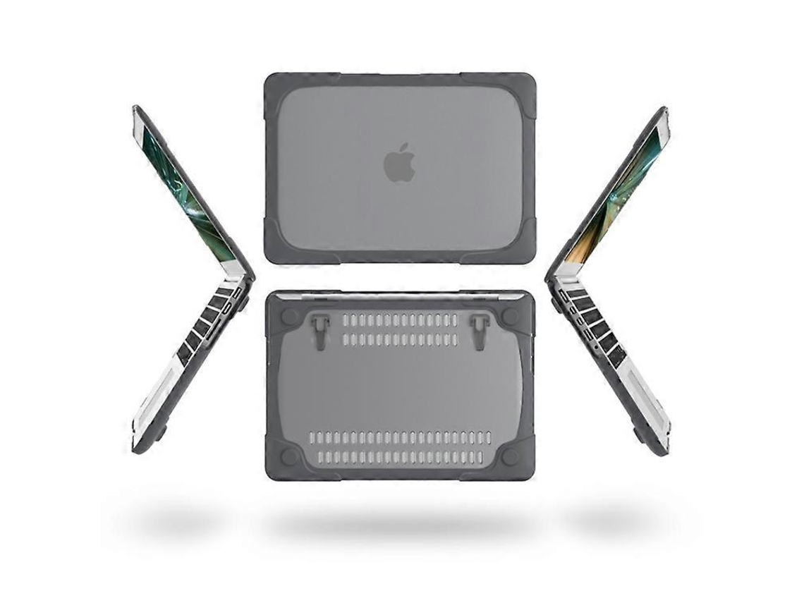 Lurelia Capa Protetora Antiqueda Bicolor Tpu Pc Para Macbook Pro Retina 13,3 Polegadas A1502/a1425 (cinza)
