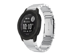 Bracelete para Garmin Instinct 2x Solar XIAOMOYU em Aço Inoxidável com Estampa de Casco de Tartaruga (26mm)