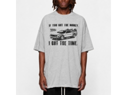 Rockinstone Back To The Future Movie Got Da Money Heather Gray Adult T-shirt Size:xxl