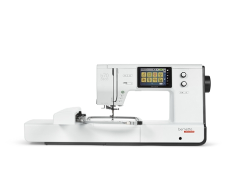 Máquina de Costura Bordadeira Bernette 70 Deco