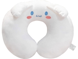 Lurelia Almofada Infantil De Viagem, Formato U, Em Pelúcia Macia, Branco, 34 X 13,7 Cm